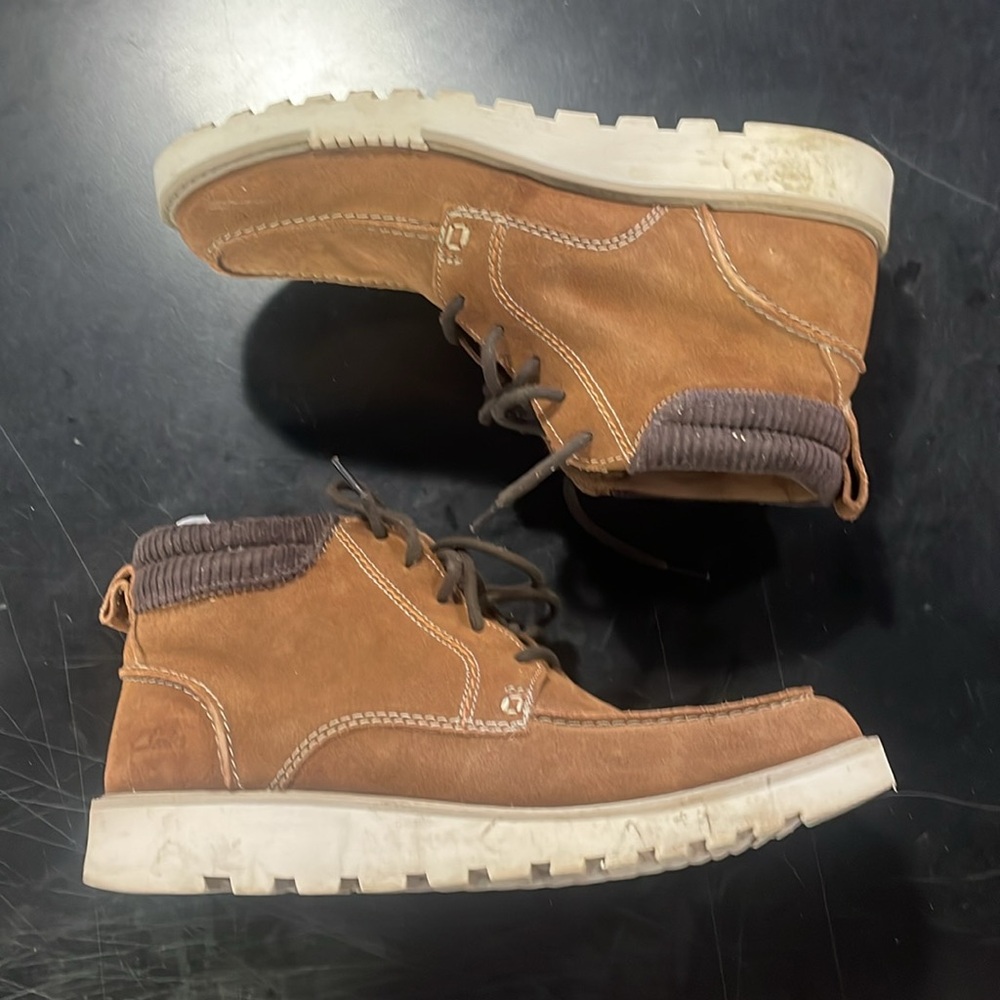 Clarks - Mens Barnes Mid Shoes, Size 12 Us Mens, … - image 3